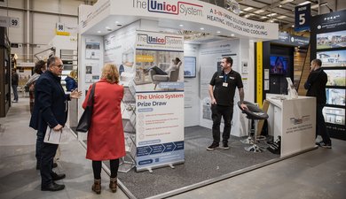 A Photo of The Unico System stand at the NSBRC