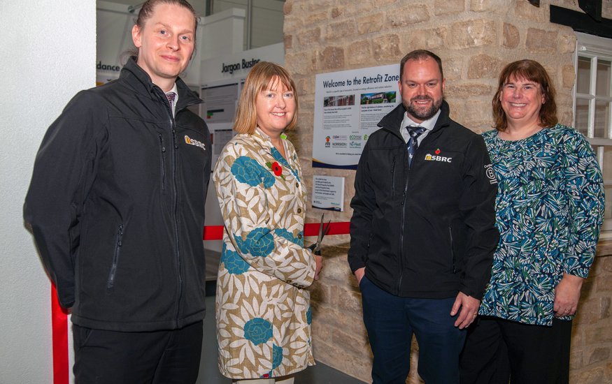 NSBRC Retrofit Zone launch with Sarah Gibson MP