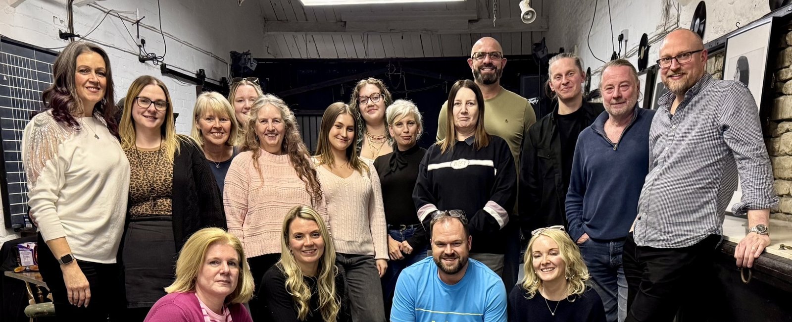 A Photo of Our Team Skittles Night